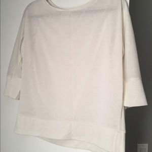 EUC Loft 3/4 tee banded tee